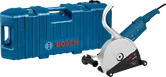 Bosch GNF 65 A taşıma çantasıyla birlikte duvar kesme makinesi.