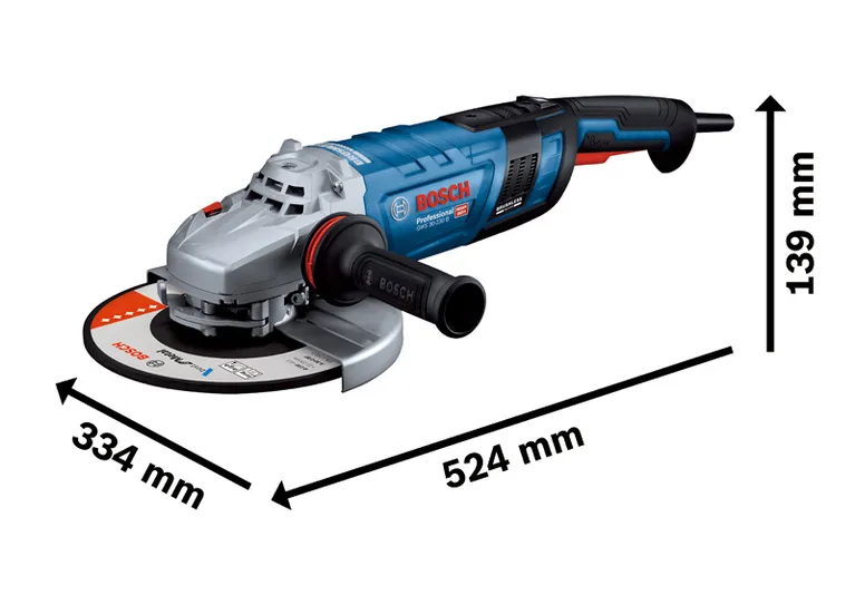 PRO GWS 30-230 B Bosch GWS 30-230 B 230 mm diskli açılı taşlama makinesi.