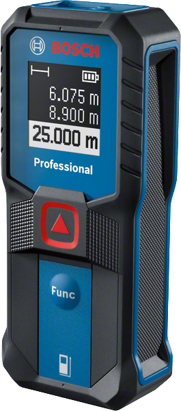 Bosch GLM 25-23 dijital ekranlı lazer ölçüm cihazı.