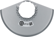 Bosch 150 mm diskler için kapaksız koruma kalkanı.
