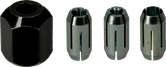 Bosch pens seti 1/4, 1/8, 5/32 inç çapları.