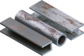 Metal boru.