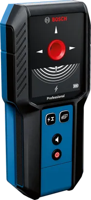 Bosch GMS 120-27 dedektörü metalleri ve elektrik taşıyan kabloları bulur.