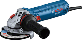 Bosch GWS 12-125 titreşim önleyici saplı açılı taşlama makinesi.