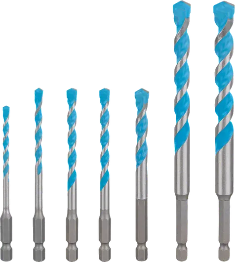 Bosch EXPERT HEX-9 Çok Amaçlı İnşaat Matkap Ucu Seti, 7 Parça.