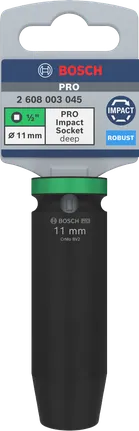 Bosch PRO Darbeli Soket 1/2″ 11 mm derinlik.