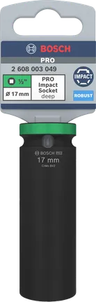 Bosch PRO 1/2″ 17 mm derin darbeli lokma.