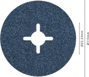 Bosch PRO R574 Fiber Disk 115 mm G60 taşlama için.