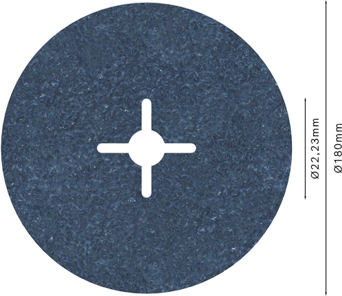 Bosch PRO R574 fiber disk 180 mm grit 24.