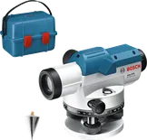 Bosch GOL 26 D optik su terazisi taşıma çantası ve çekül ile birlikte.