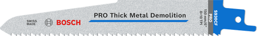 Bosch PRO Thick Metal Demolition S930CF bıçağı, mikro kenarlı.