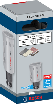 Bosch PRO Tile PC Plus delik testeresi 32 mm.