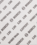 Bosch EXPERT W480 zımpara kağıdı G120, 115x140mm.