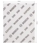 Bosch EXPERT W480 Web 240 grit zımpara kağıdı, 115x140 mm.