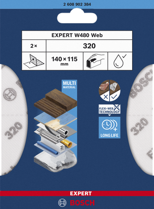 Bosch zımpara kağıdı 320 grit.
