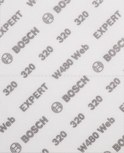 Bosch EXPERT W480 Web el zımpara kağıdı G320 grit.