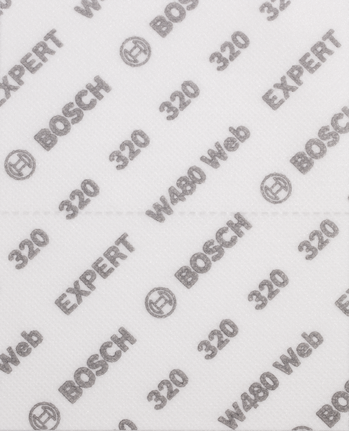 Bosch EXPERT W480 Web el zımpara kağıdı G320 grit.