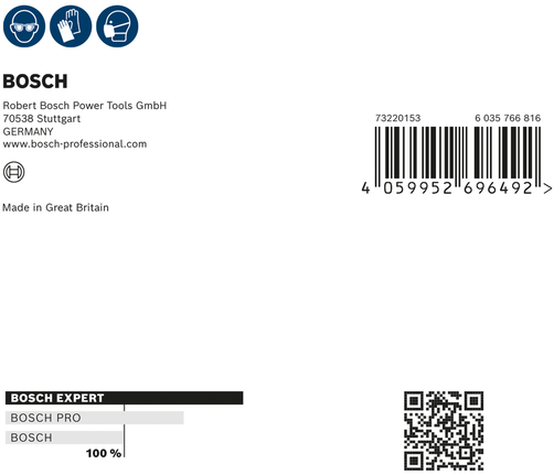 Bosch EXPERT W480 zımpara kağıdı 115 x 140 mm G120.