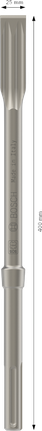 Bosch PRO SDS max-5C düz keski 25 x 400 mm.