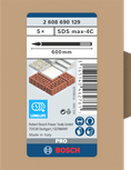 Bosch SDS max-4C 600mm keski seti.