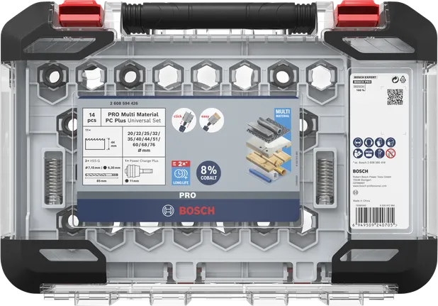 Bosch PRO Çok Amaçlı Delik Testeresi Seti 14 Parça.