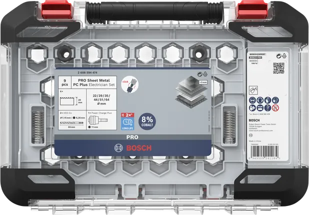 Bosch PRO Sac Metal PC Plus Delik Testeresi Seti 8 Parça.