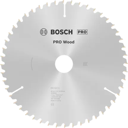 Bosch PRO Ahşap Daire Testere Bıçağı, 48 diş.