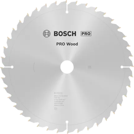 Bosch PRO Ahşap Daire Testere Bıçağı 305 mm T40 ahşap için.