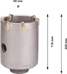 Bosch PRO SDS plus-5 Karot Kesici, 50 mm çapında, 6 dişli.