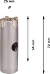 Bosch PRO SDS plus-5 Karot Kesici, 25 mm çapında.