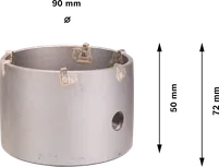 Bosch PRO SDS plus-5 Karot Kesici 90 mm, 6 dişli.