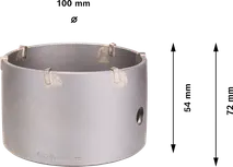 Bosch PRO SDS plus-5 Karot Kesici 100 mm çapında.