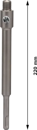 Bosch PRO SDS plus Adaptör 220 mm M16 darbeli matkaplar için.