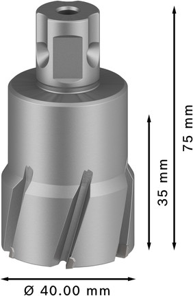 Bosch PRO Metal TCT dairesel kesici, 40 mm çap.