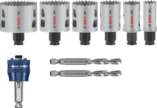 Bosch PRO Multi Material PC Plus Delik Testeresi Seti, 9 Parça.