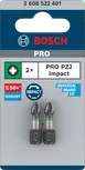 Bosch PRO Pozidriv PZ2 darbeli matkap uçları 25 mm 2'li paket.