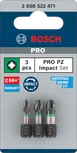 Bosch PRO PZ Darbeli Matkap Ucu Seti 3 adet.
