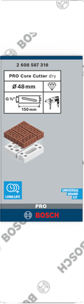 Bosch PRO Çekirdek Kesici kuru 48×150 mm.