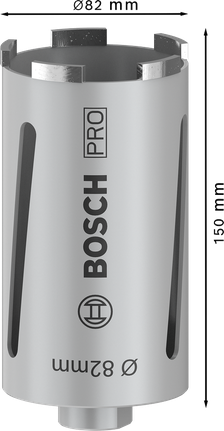 Bosch PRO Çekirdek Kesici kuru 82x150mm G 1/2-inç.