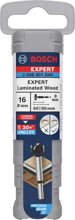 Bosch Expert lamine ahşap menteşe kesme matkabı 16 mm.