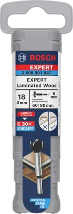 Bosch EXPERT lamine ahşap menteşe kesme matkabı 18 mm.