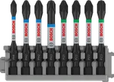 Bosch PRO Darbeli Tornavida Ucu Seti 8 parça, 55 mm çeşitli.