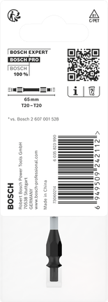Bosch PRO çift uçlu T20 uç 65 mm.
