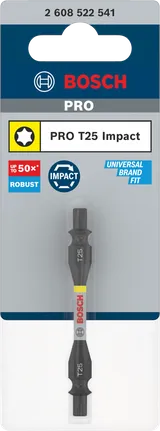 Bosch PRO T25 çift uçlu darbeli matkap ucu 65 mm.