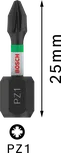 Bosch PRO Pozidriv Darbeli Matkap Ucu PZ1 25mm.
