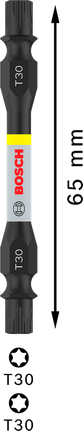 Bosch PRO Çift Uçlu Darbeli Matkap Ucu T30 65mm.