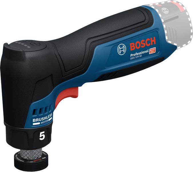 PRO GEX 12V-32 Akülü eksantrik zımpara | Bosch Professional