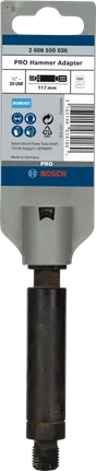 Bosch PRO Çekiç Adaptörü SDS max sapa kadar.