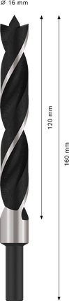 Bosch PRO Ahşap Brad Uçlu Matkap Ucu 16x120x160 mm.