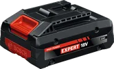 Bosch EXBA18V-40 akü takımı, 18V 4Ah kapasite.